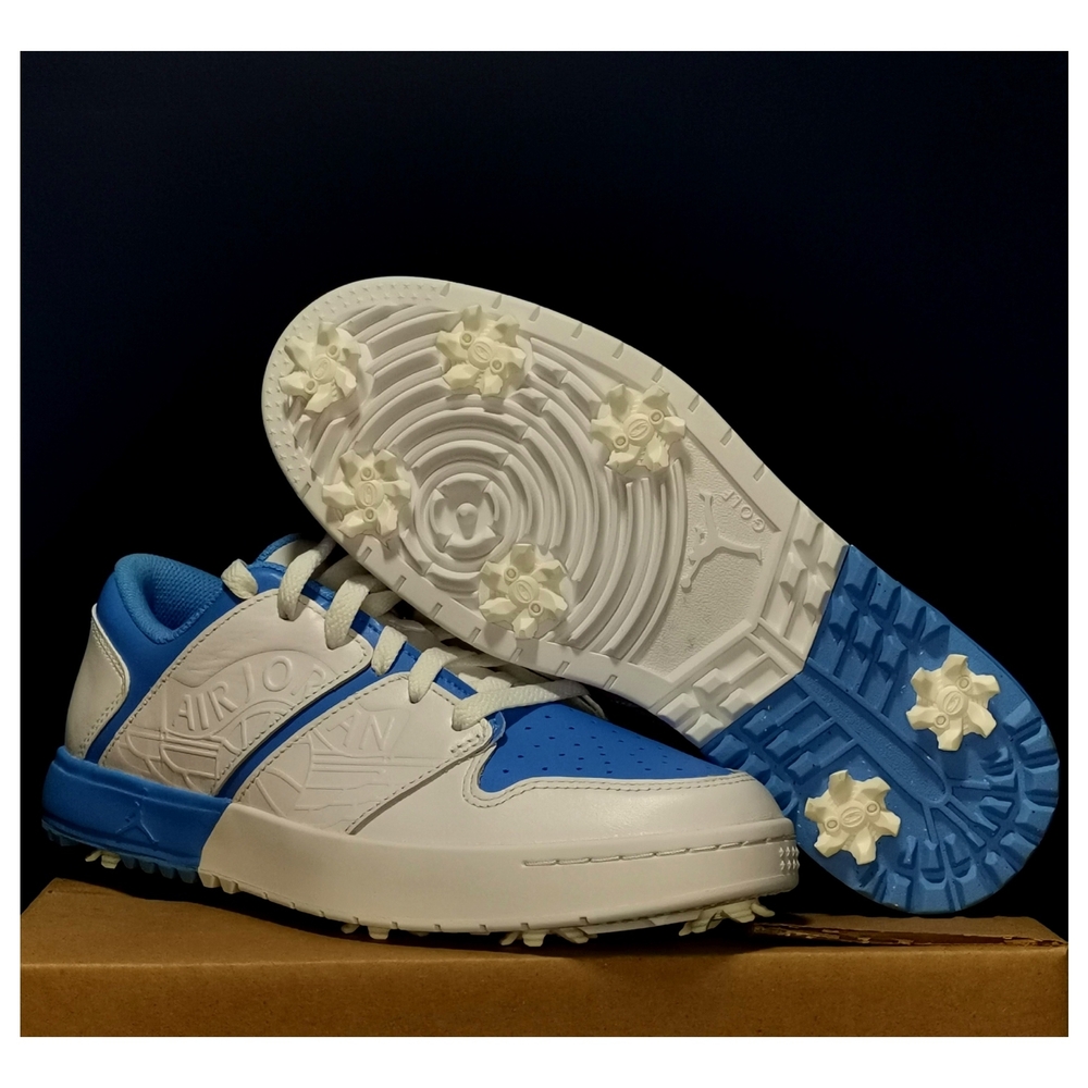 ⛳Nike Jordan Nu Retro 1 Low G University Blue Golf Shoes Men's FZ4153-10
